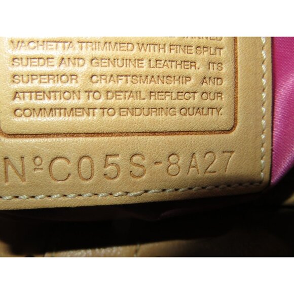 Coach 2005 Soho Studs & Swarovski Crystal Distressed Vachetta Leather Demi Bag - Picture 7 of 13